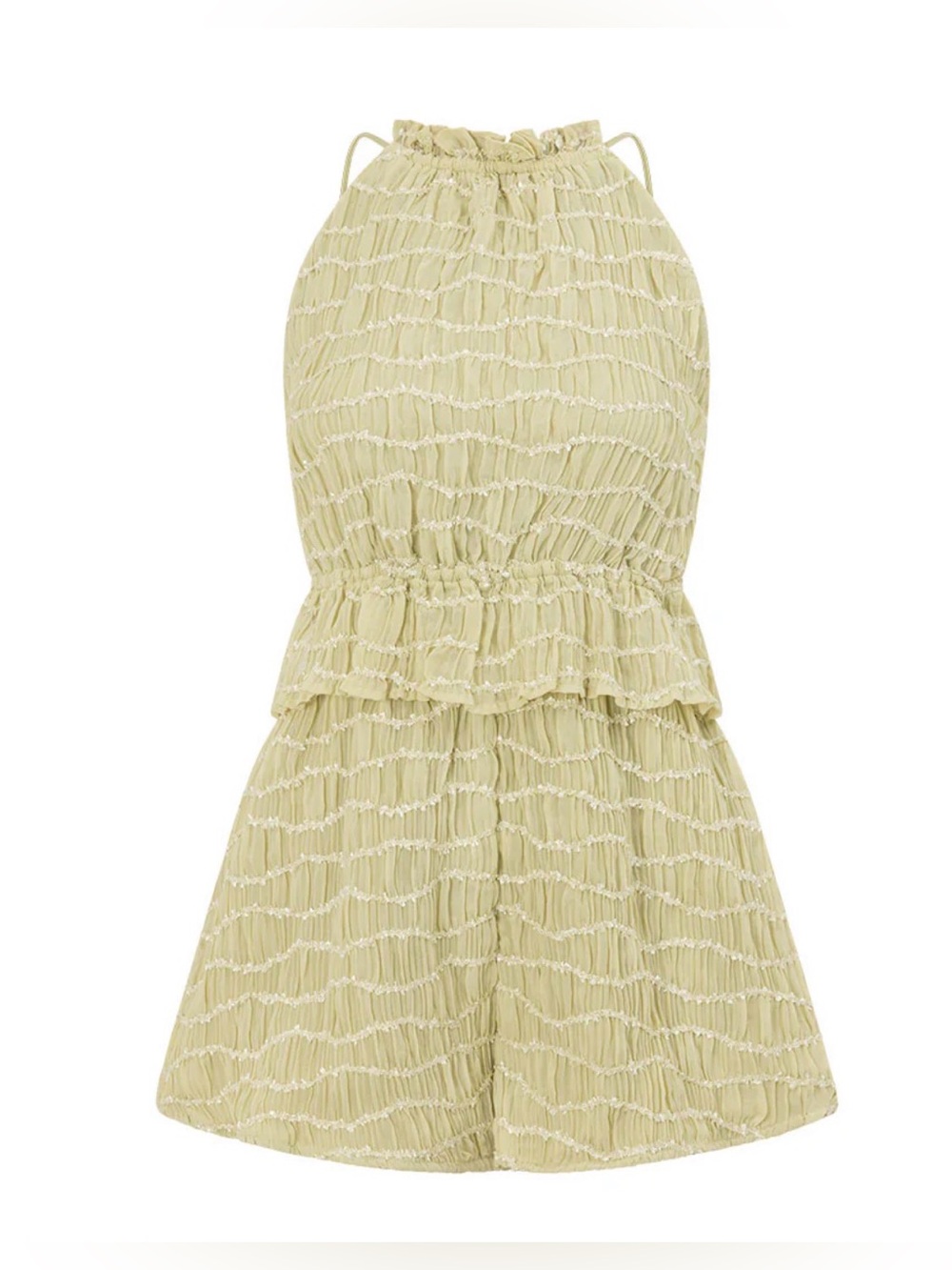 [NEW W/TAGS] SABO | The Adira Playsuit in Lime in size XS